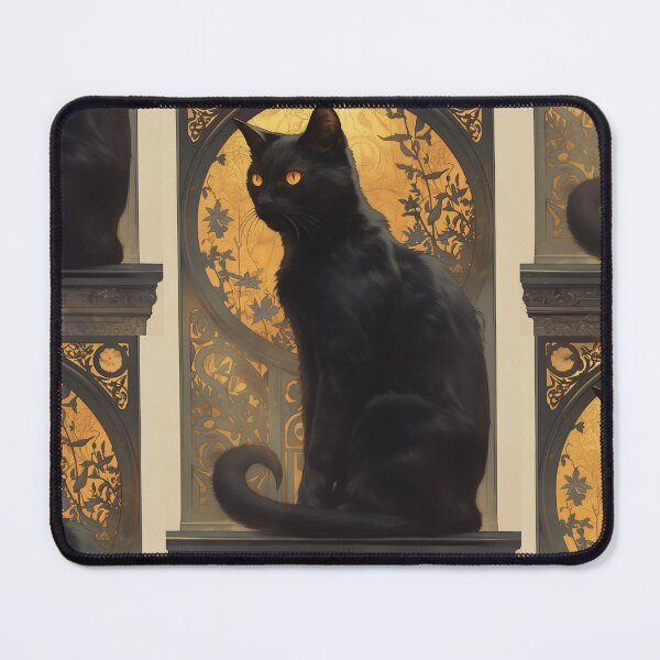 Item preview, ex libris Black cat designed and sold by MendaciousMina.