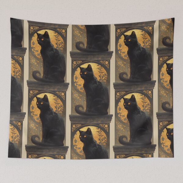 Item preview, ex libris Black cat designed and sold by MendaciousMina.