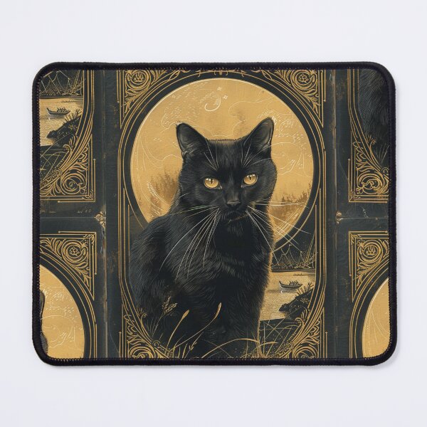 Item preview, ex libris Black cat designed and sold by MendaciousMina.