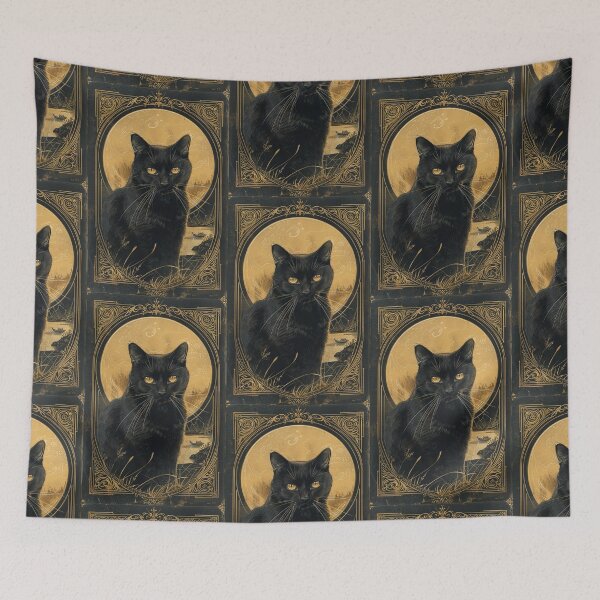 Item preview, ex libris Black cat designed and sold by MendaciousMina.