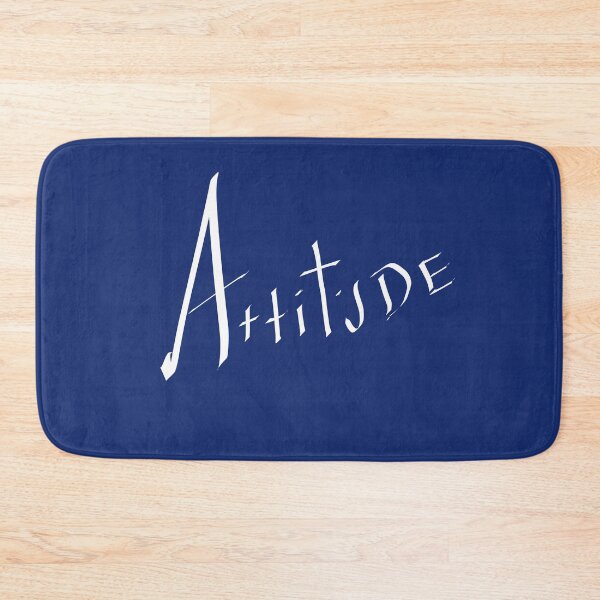 Item preview, Attitude text white design colour  designed and sold by Kkdesignshop14.