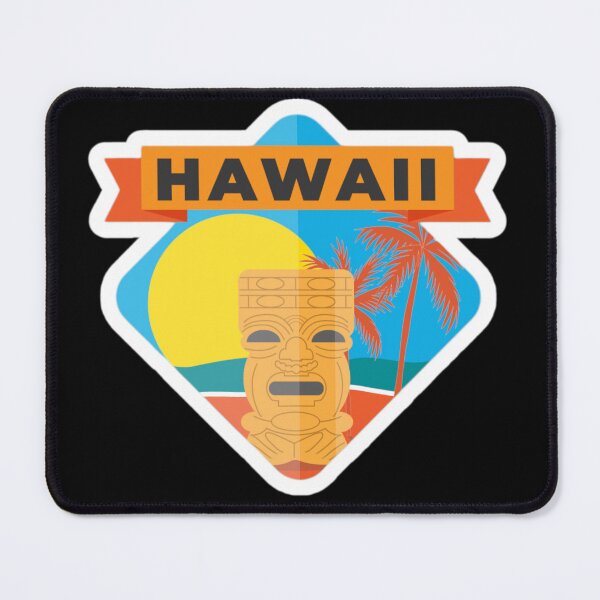 Item preview, Hawaii tiki travel sticker designed and sold by Inkwell grove.