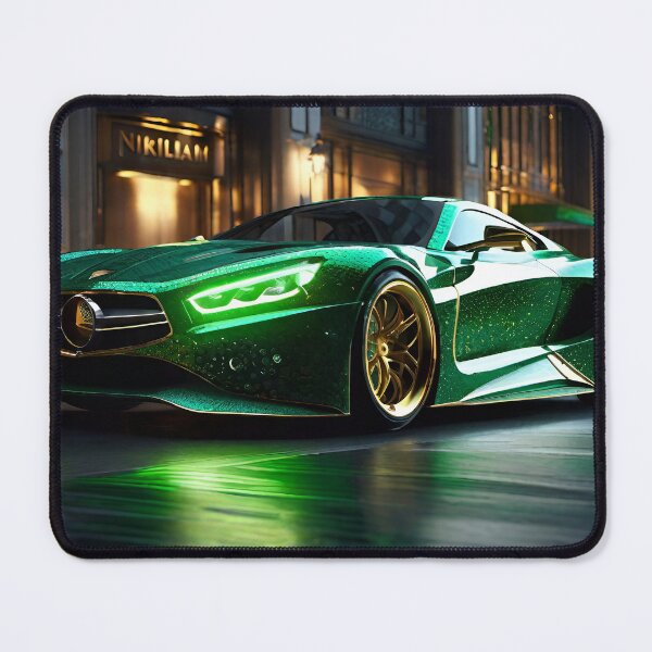 Item preview, GREEN GOLD SPORT CAR - 8182 designed and sold by NikaLim.