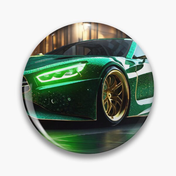 Item preview, GREEN GOLD SPORT CAR - 8182 designed and sold by NikaLim.