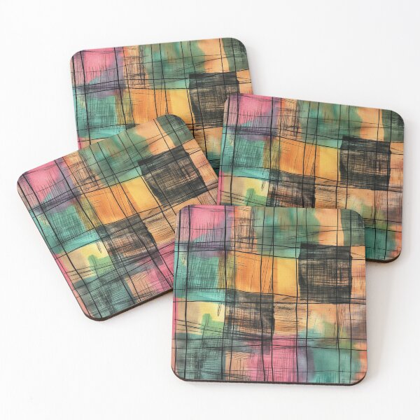 Item preview, An abstract painting with a grid-like design. designed and sold by chicterday.