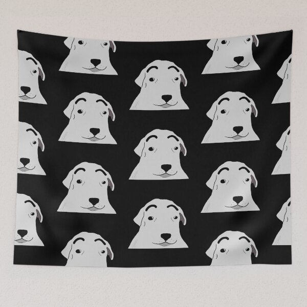 Item preview, Dog With Big EyeBrows Meme designed and sold by Bigbaldred.