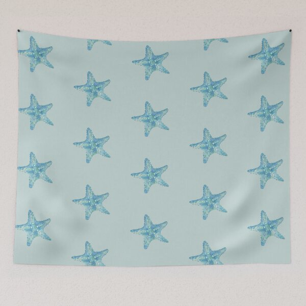 Item preview, teal blue starfish aesthetic designed and sold by sarahhelizz.