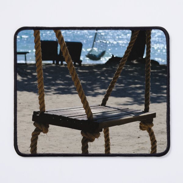 Item preview, Beachside Swing Print - Coastal Sunset Artwork designed and sold by photographerst.