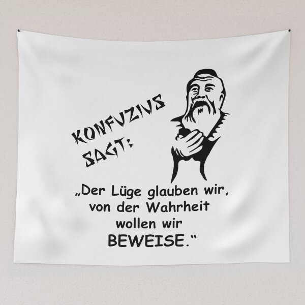 Item preview, Confucius says: We believe the lie designed and sold by ARTmanhART.