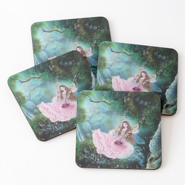 Item preview, Fairy on woodland swing designed and sold by Gabriella  Szabo.