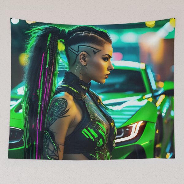 Item preview, CYBERPUNK WARRIOR WOMAN 8878 designed and sold by NikaLim.