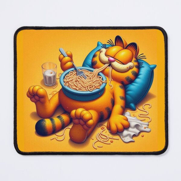 Item preview, Garfield eating pasta designed and sold by Coldshe.