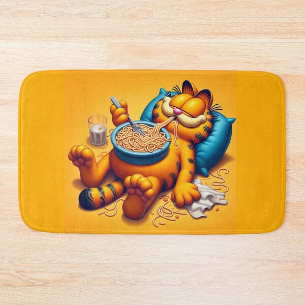 Item preview, Garfield eating pasta designed and sold by Coldshe.