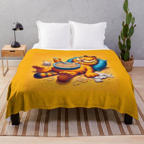 Item preview, Garfield eating pasta designed and sold by Coldshe.