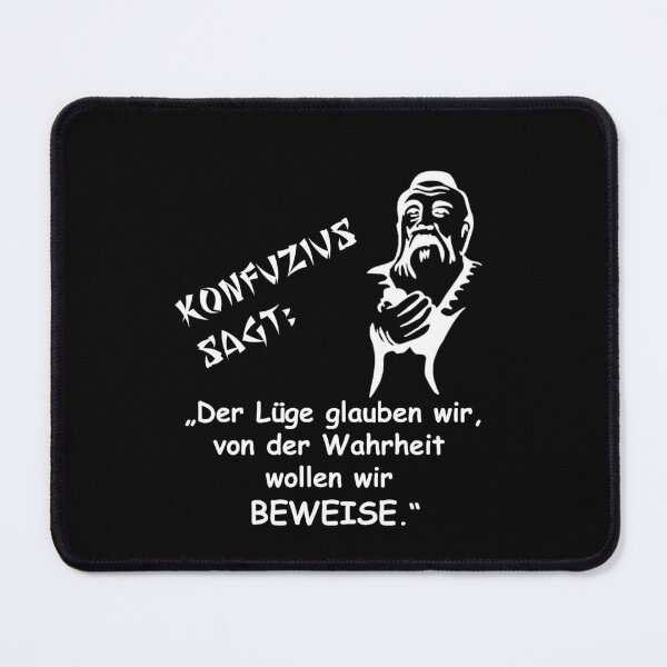 Item preview, Confucius says: We believe the lie... designed and sold by ARTmanhART.