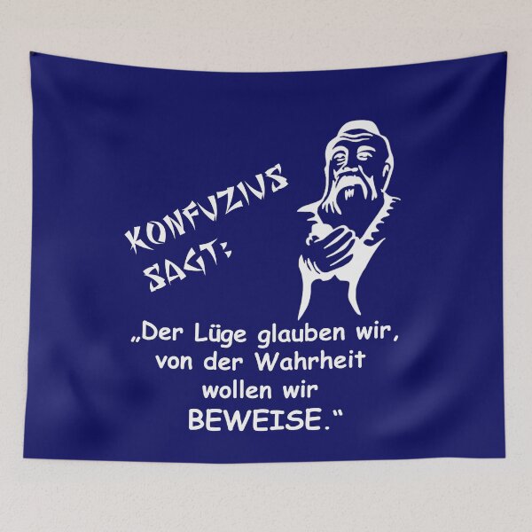 Item preview, Confucius says: We believe the lie... designed and sold by ARTmanhART.