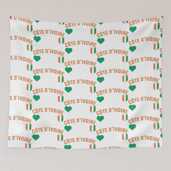 Item preview, Ivory Coast Flag Sticker designed and sold by Wolagno.
