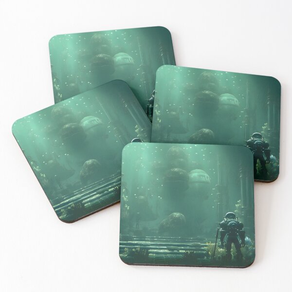 Item preview, Mysterious Underwater Temple - Retro Pixel Art Adventure designed and sold by GreenInkXpress.