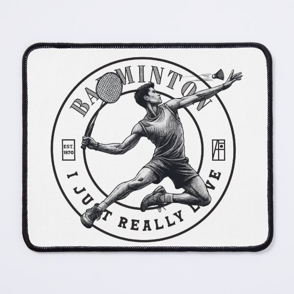 Item preview, BADMINTON - I Just Really Love - BADMINTON LOVER- 3 designed and sold by ArtProjectShop.