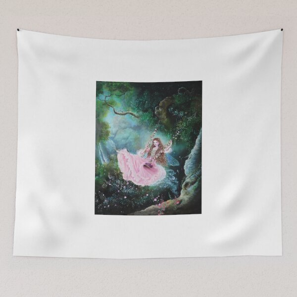 Item preview, Fairy on woodland swing designed and sold by Gabriella  Szabo.