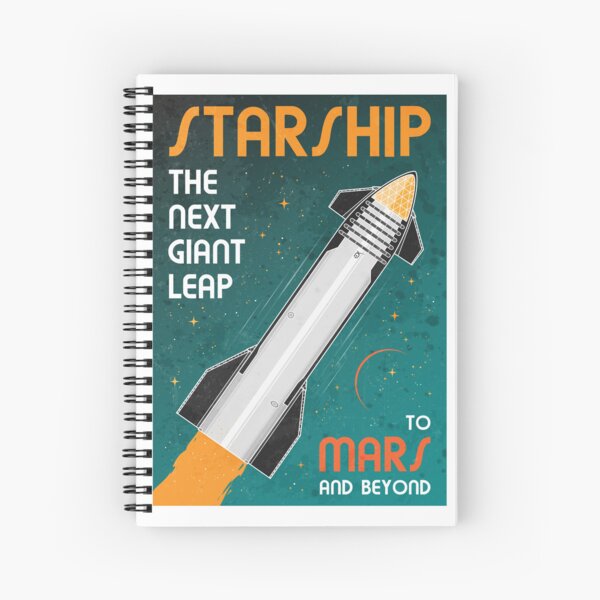 Item preview, Starship. The Next Giant Leap (Retro) designed and sold by BGALAXY.