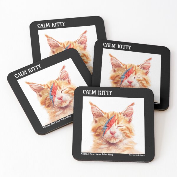 Item preview, Meditative Mind, Calm Kitty, Channel Your Inner Calm Cat designed and sold by ThreadmyCanvas.