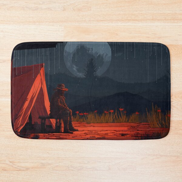 Item preview, 8-Bit Cowboy Serenity: A Pixel Art Evening Under the Moon designed and sold by GreenInkXpress.