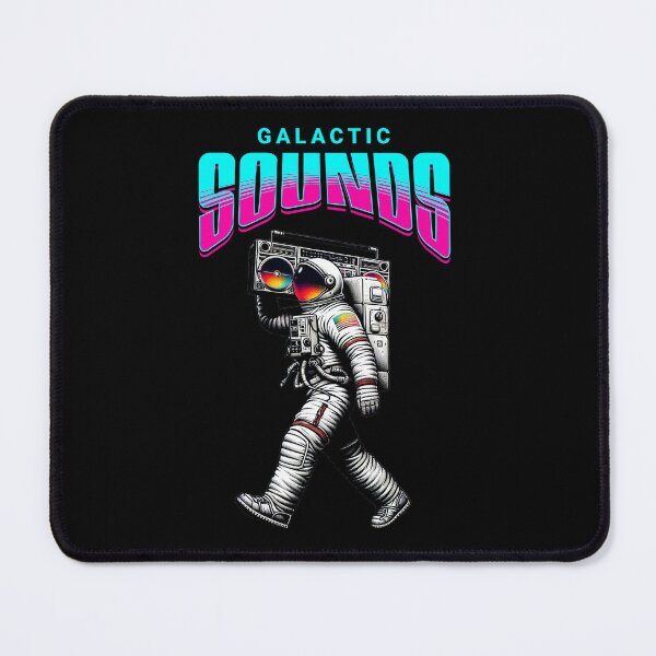 Item preview, Galactic Sounds - colourful astronaut walking with a boombox designed and sold by geetarv.