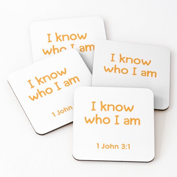 Item preview, I know who I am 1John 3:1 designed and sold by MMM Designs.