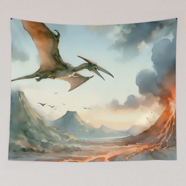 Item preview, Flying Pterodactyl Dinosaur designed and sold by RubisLeaf.