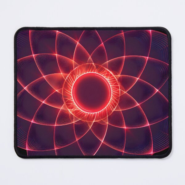 Item preview, Neon Red Spirograph Pattern Extravaganza designed and sold by AI-Only Creations.