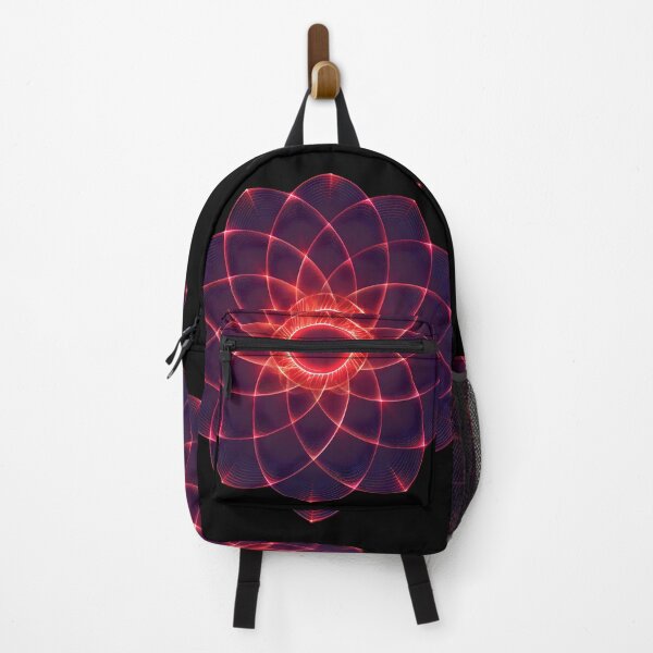Artikelvorschau, Neonrotes Spirograph-Muster-Spektakel entworfen und verkauft von AI-Only Creations.