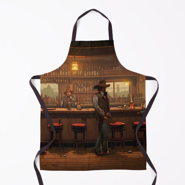 Item preview, 8-Bit Cowboys at the Bar: Pixel Art Saloon Gathering designed and sold by GreenInkXpress.