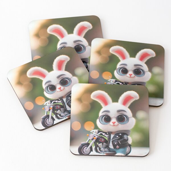 Item preview, Biker Bunny Bliss designed and sold by Sillytoe.