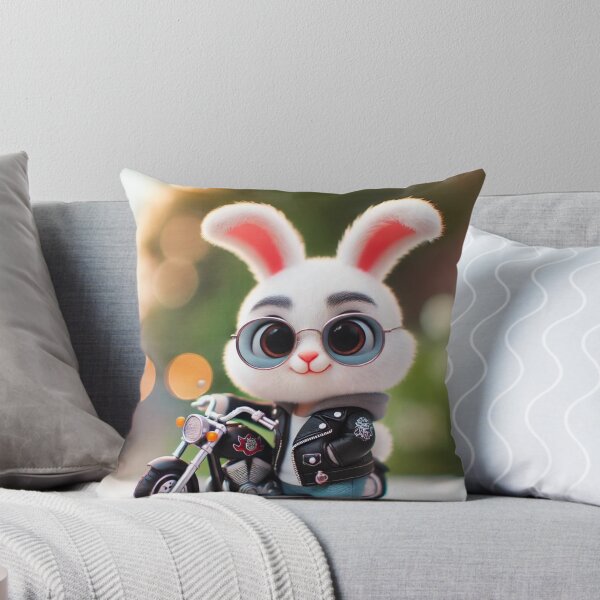 Item preview, Biker Bunny Bliss designed and sold by Sillytoe.