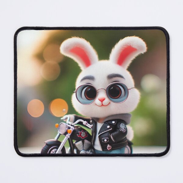 Item preview, Biker Bunny Bliss designed and sold by Sillytoe.