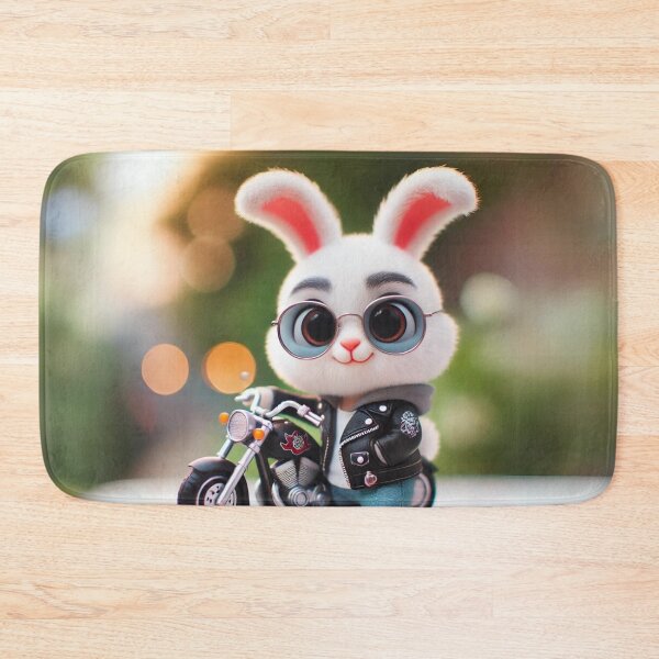 Item preview, Biker Bunny Bliss designed and sold by Sillytoe.