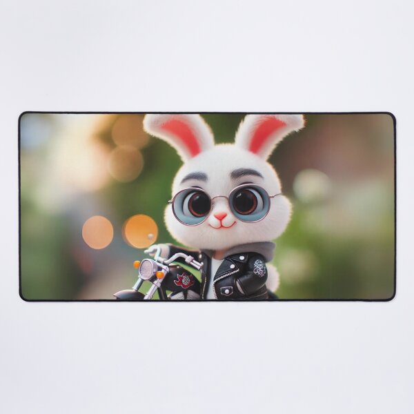 Item preview, Biker Bunny Bliss designed and sold by Sillytoe.