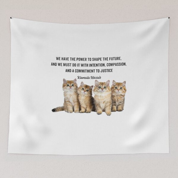 Item preview, Cute cat with Kamala sayings Cat lady designed and sold by WHDProduction45.