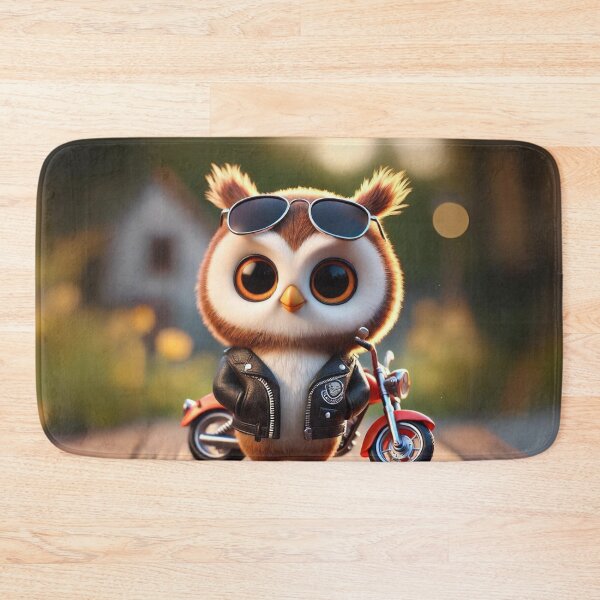 Item preview, Biker Owl Adventure designed and sold by Sillytoe.