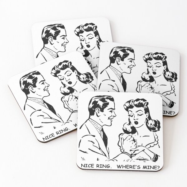 Item preview, Nice Ring. Where's Mine - Classic comic style with a twist designed and sold by TheLeeryLeaf.