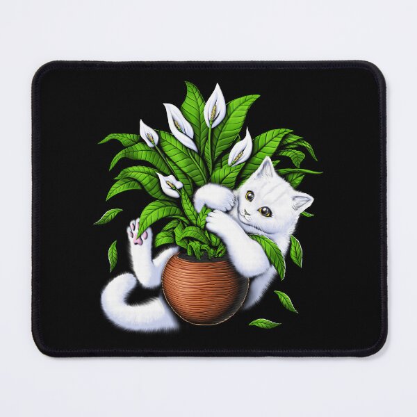 Item preview, Cat and House Plants designed and sold by underheaven.