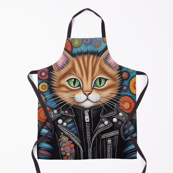 Item preview, Folk Art Punk Rock Kitten designed and sold by Colin Bentham.