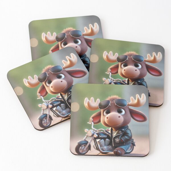 Item preview, Moose Calf Biker designed and sold by Sillytoe.