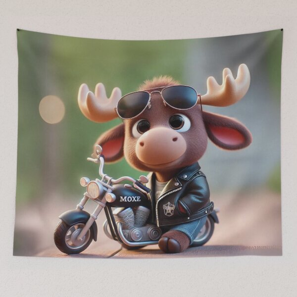 Item preview, Moose Calf Biker designed and sold by Sillytoe.