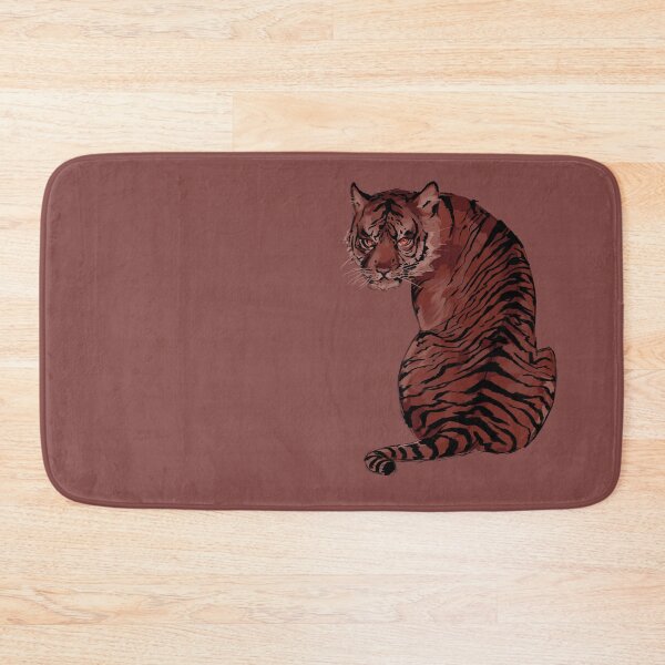 Item preview, Cool Stylised Sitting Tiger designed and sold by Crescent-Canvas.