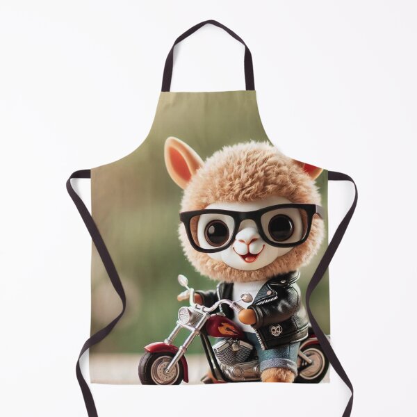 Item preview, Alpaca Biker designed and sold by Sillytoe.