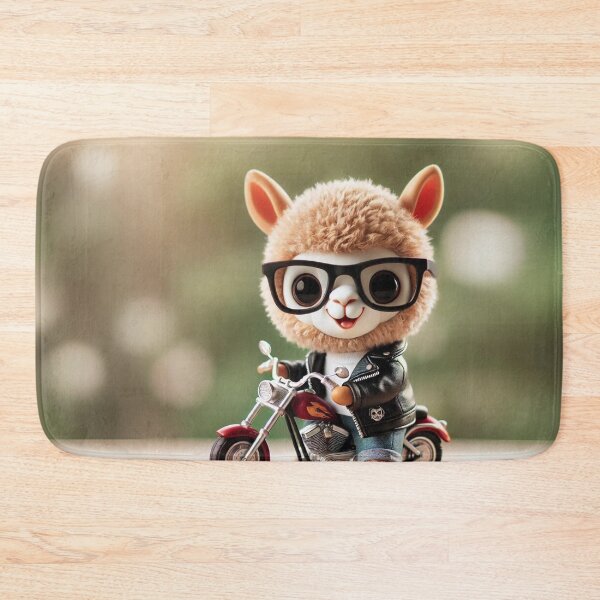 Item preview, Alpaca Biker designed and sold by Sillytoe.