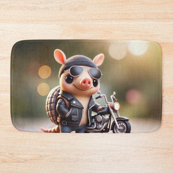 Item preview, Armadillo Biker designed and sold by Sillytoe.
