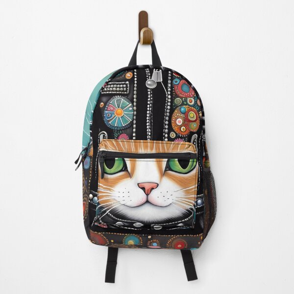 Item preview, Folk Art Punk Rock Kitten designed and sold by Colin Bentham.